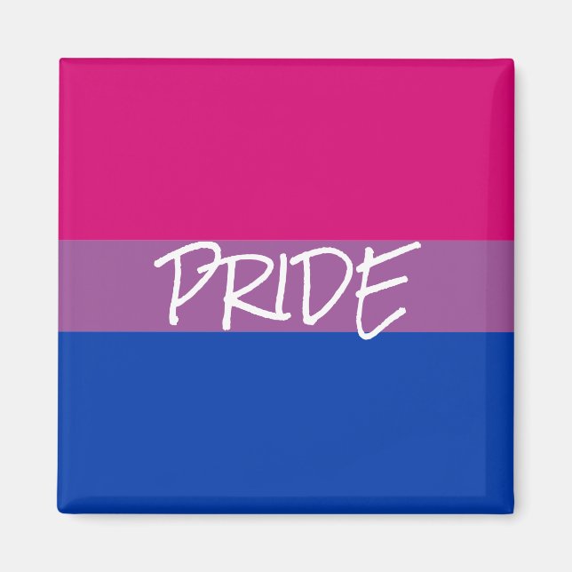 Imán Orgullo bisexual (Frente)
