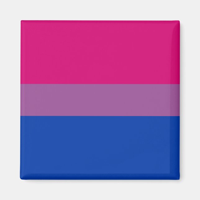 Imán Orgullo Bisexual (Bandera Bi) (Frente)