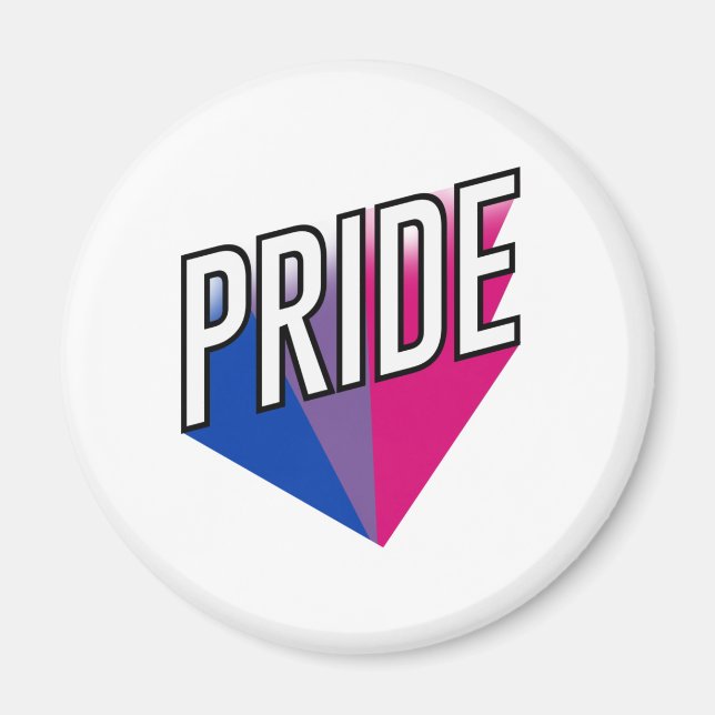 Imán Orgullo Bisexual Explota (Frente)