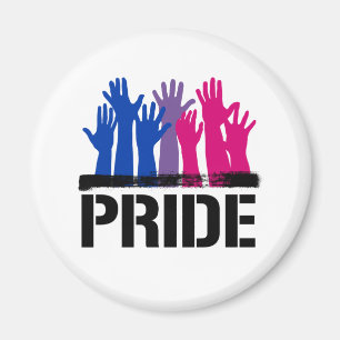 Imán Orgullo Bisexual Juntos