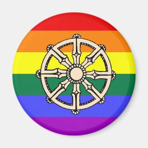 Imán Orgullo budista gay