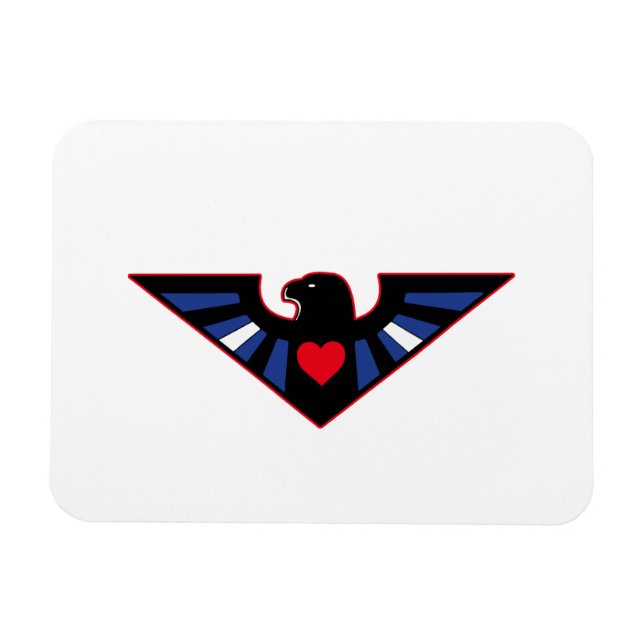 Imán Orgullo de Águila de Cuero (Horizontal)