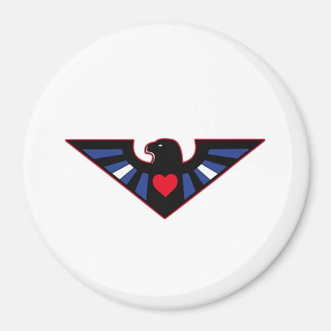 Imán Orgullo de Águila de Cuero (Frente)