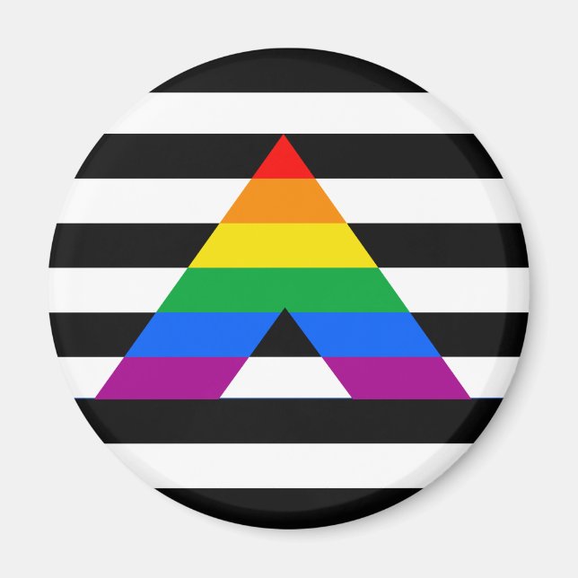 Imán Orgullo de aliado directo (Frente)