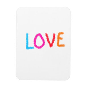 Imán Orgullo de amor arcoíris acuarela LGBTQ Junio mode