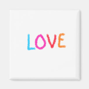 Imán Orgullo de amor arcoíris acuarela LGBTQ Junio mode