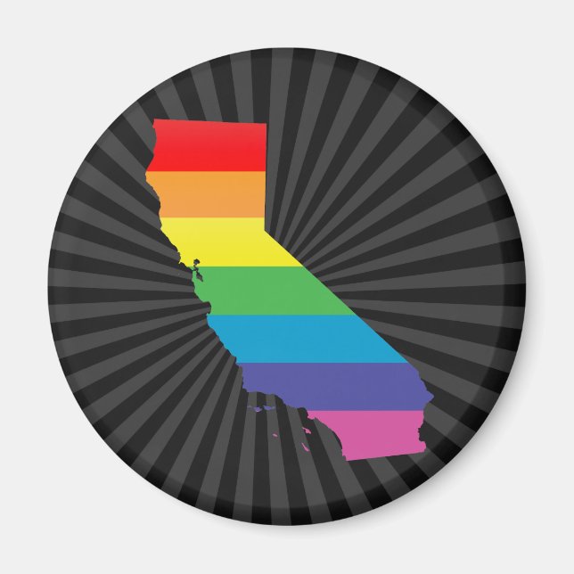 Imán orgullo de california. (Frente)