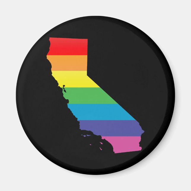 Imán orgullo de california. (Frente)