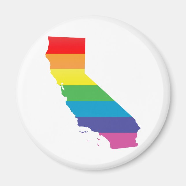 Imán orgullo de california. (Frente)