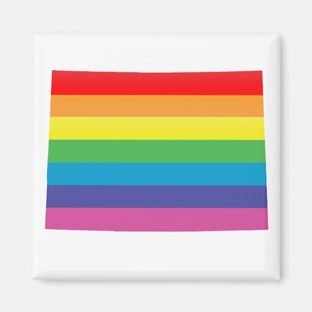Imán orgullo de colorado. (Frente)