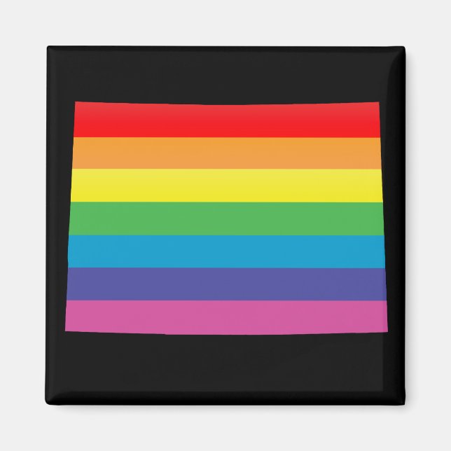 Imán orgullo de colorado. (Frente)