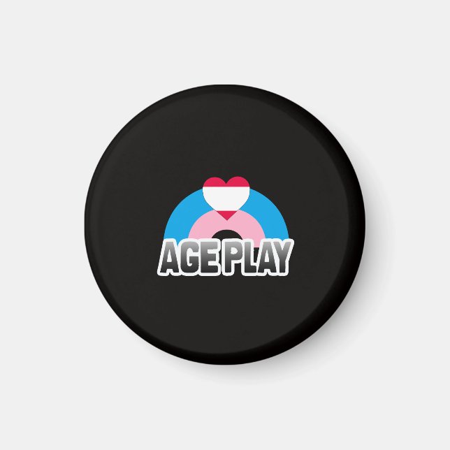Imán Orgullo de Juego de Edad (Frente)