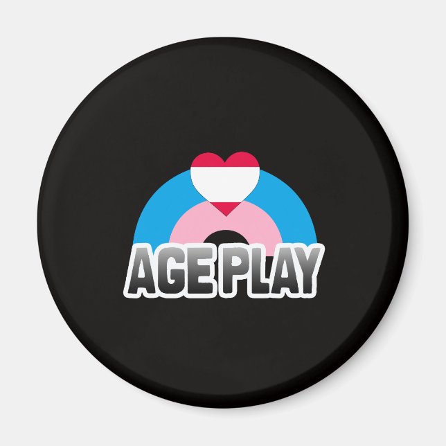 Imán Orgullo de Juego de Edad (Frente)
