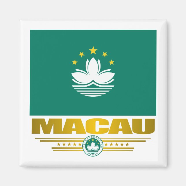 Imán "Orgullo de Macao" (Frente)