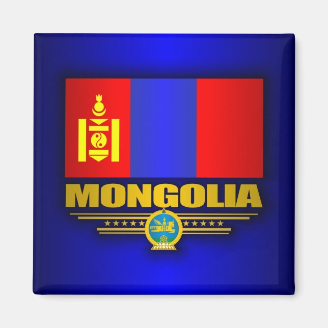 Imán Orgullo de Mongolia (Frente)