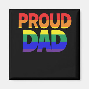 Imán Orgullo de papá LGBT Padre Gay Orgullo Lesbiano