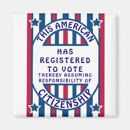 Imán Orgullo de registro de votantes Ciudadanía estadou