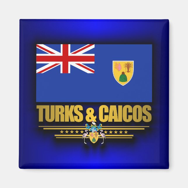 Imán Orgullo de Turcas y Caicos (Frente)