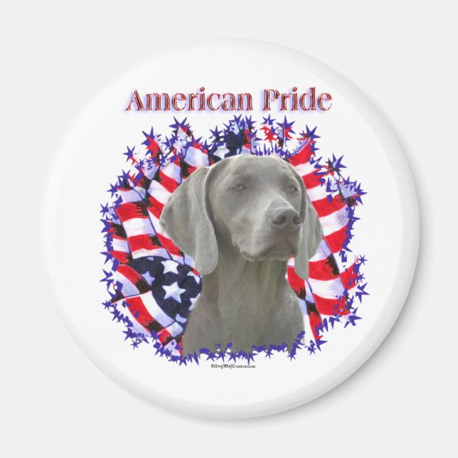 Imán Orgullo de Weimeraner - Magnet (Frente)