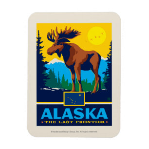 Imán Orgullo del Estado   Alaska
