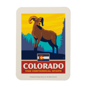 Imán Orgullo del Estado   Colorado