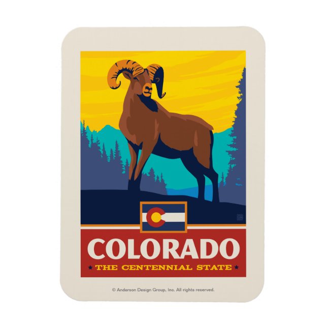 Imán Orgullo del Estado | Colorado (Vertical)