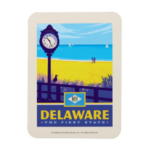 Imán Orgullo del Estado   Delaware