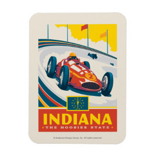 Imán Orgullo del Estado   Indiana