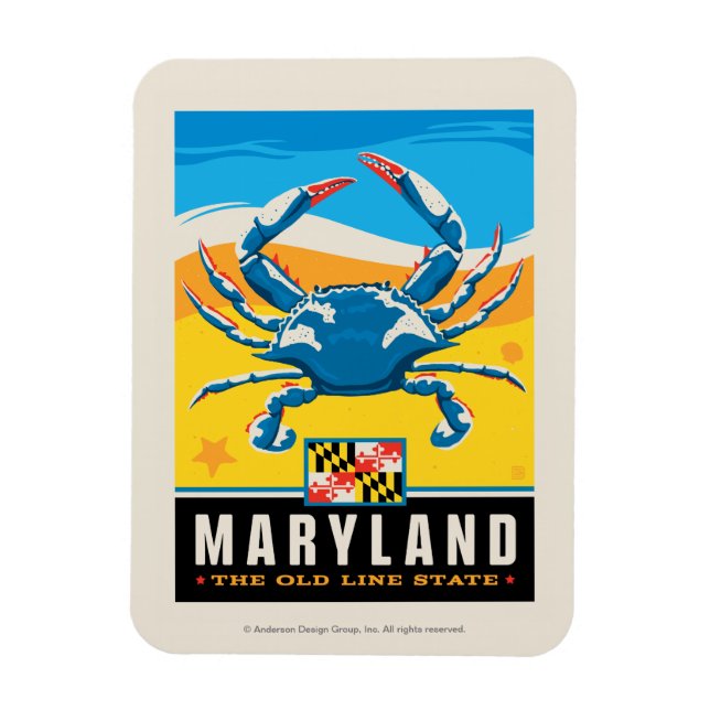 Imán Orgullo del Estado | Maryland (Vertical)