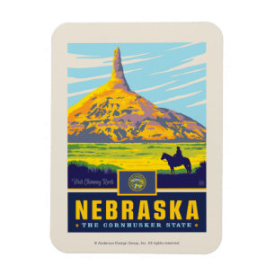 Imán Orgullo del Estado Nebraska