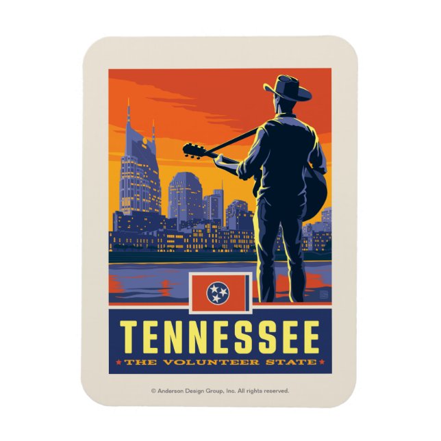 Imán Orgullo del Estado | Tennessee (Vertical)