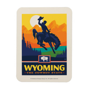 Imán Orgullo del Estado   Wyoming