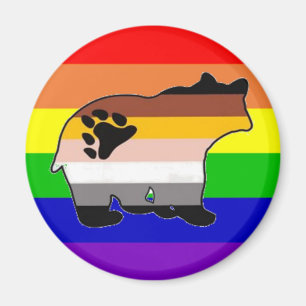 Imán Orgullo del oso del arco iris