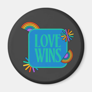 Imán Orgullo- el amor gana. Gay rainbow lgbtq