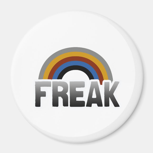 Imán Orgullo freak (Frente)