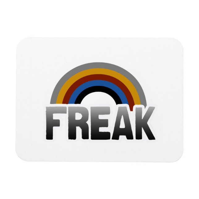 Imán Orgullo freak (Horizontal)