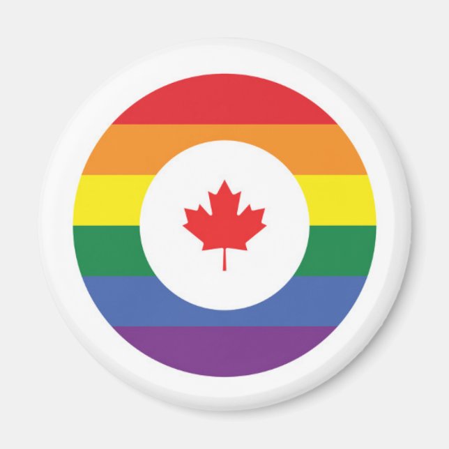 Imán Orgullo gay de Canadá (Frente)