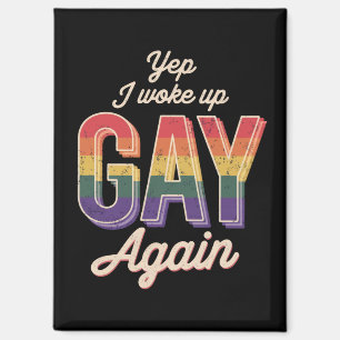 Imán Orgullo gay despierto Arcoíris queer gay CSD Fiest