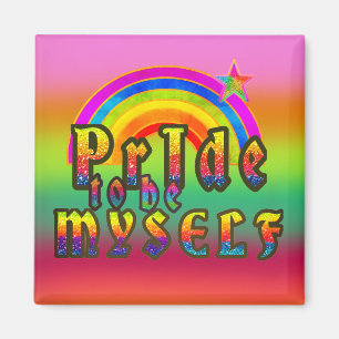 Imán Orgullo Gay Lesbian Equality Happy Rainbow Star