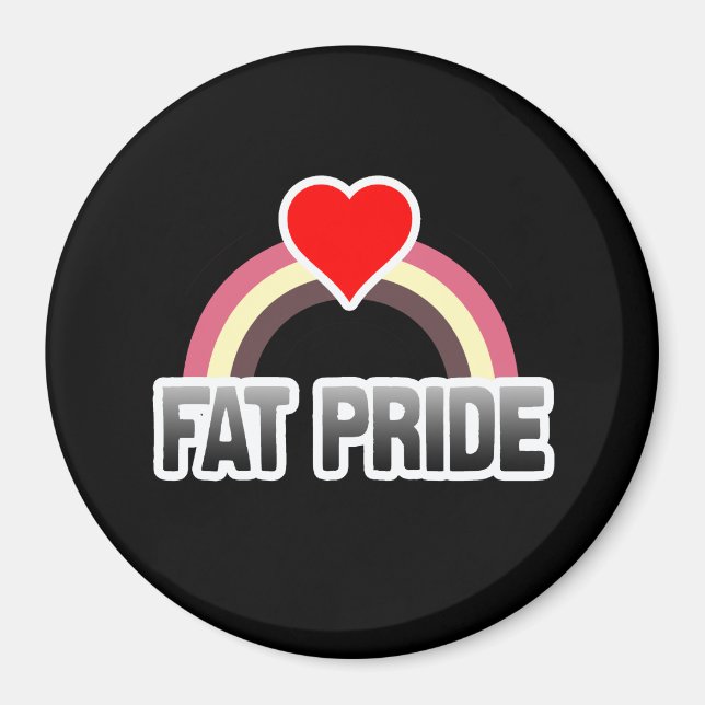 Imán Orgullo Gordo (Frente)