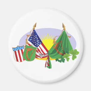 Imán Orgullo irlandés del Día de San Patricio