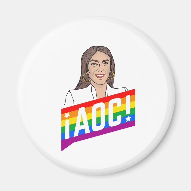 Imán Orgullo LGBT de AOC (Frente)