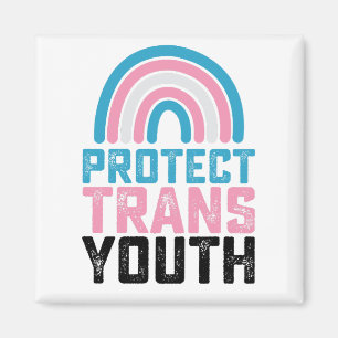 Imán Orgullo LGBT Protege Jóvenes Transgénero Trans Niñ