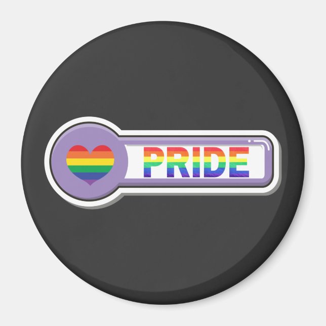 Imán Orgullo LGBTQ+ (Frente)