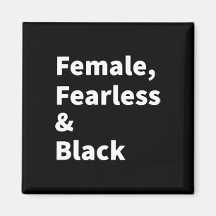 Imán Orgullo Negro Para Mujeres Sin Miedo Y Hola Negra
