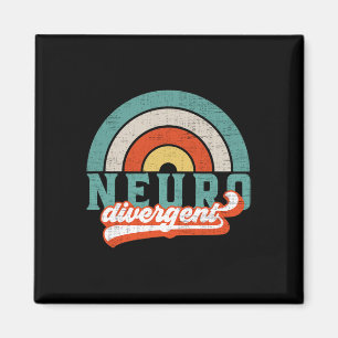 Imán Orgullo Neurodivergente De Autismo Adhd Y Asd Cons