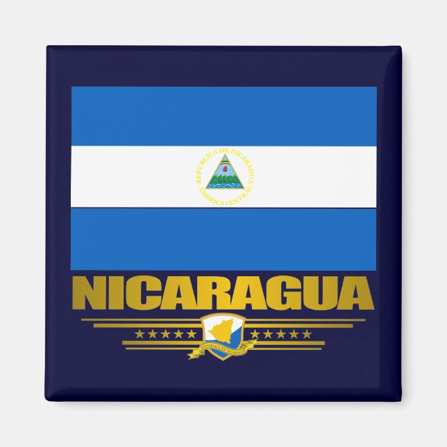 Imán "Orgullo nicaragüense" (Frente)
