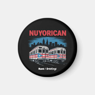 Imán Orgullo nuyorican puertorriqueño de Nueva York