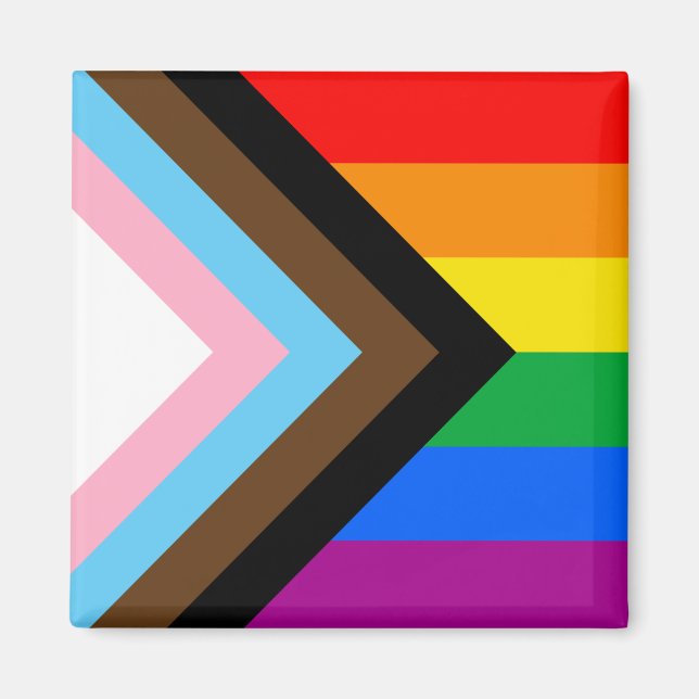 Imán Orgullo Progresista LGBTQ+ (Frente)
