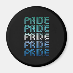 Imán Orgullo Retro Gay Masculino Orgullo